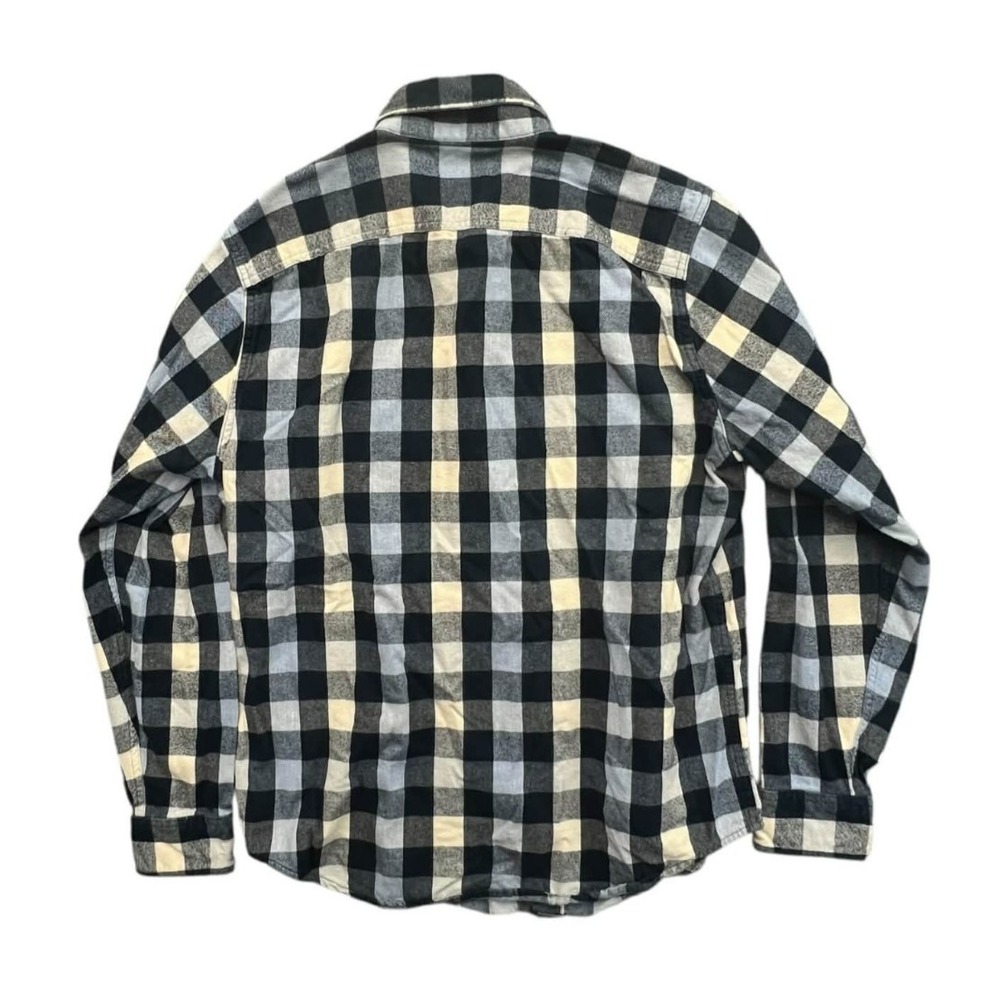 Abercrombie Fitch Mens Plaid Flannel Long Sleeve Button Up Shirt XL - Picture 2 of 7